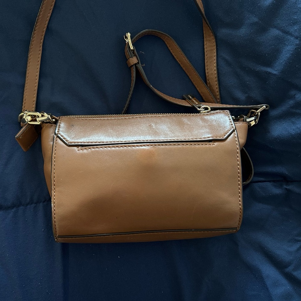 Michael Kors Brown Crossbody Bag with Gold Accents - Picture 6 of 7